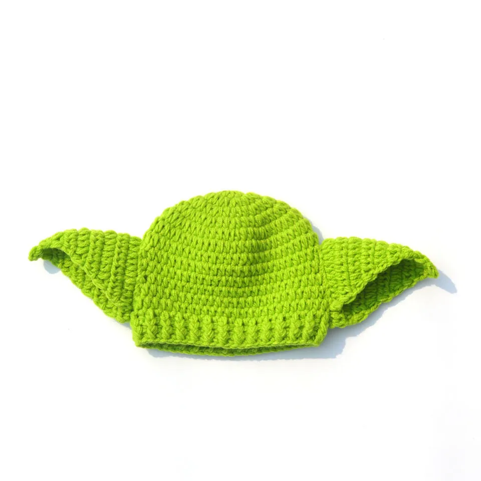 Вязаный наряд йода из Звездных войн для маленьких мальчиков реквизит фотосессии