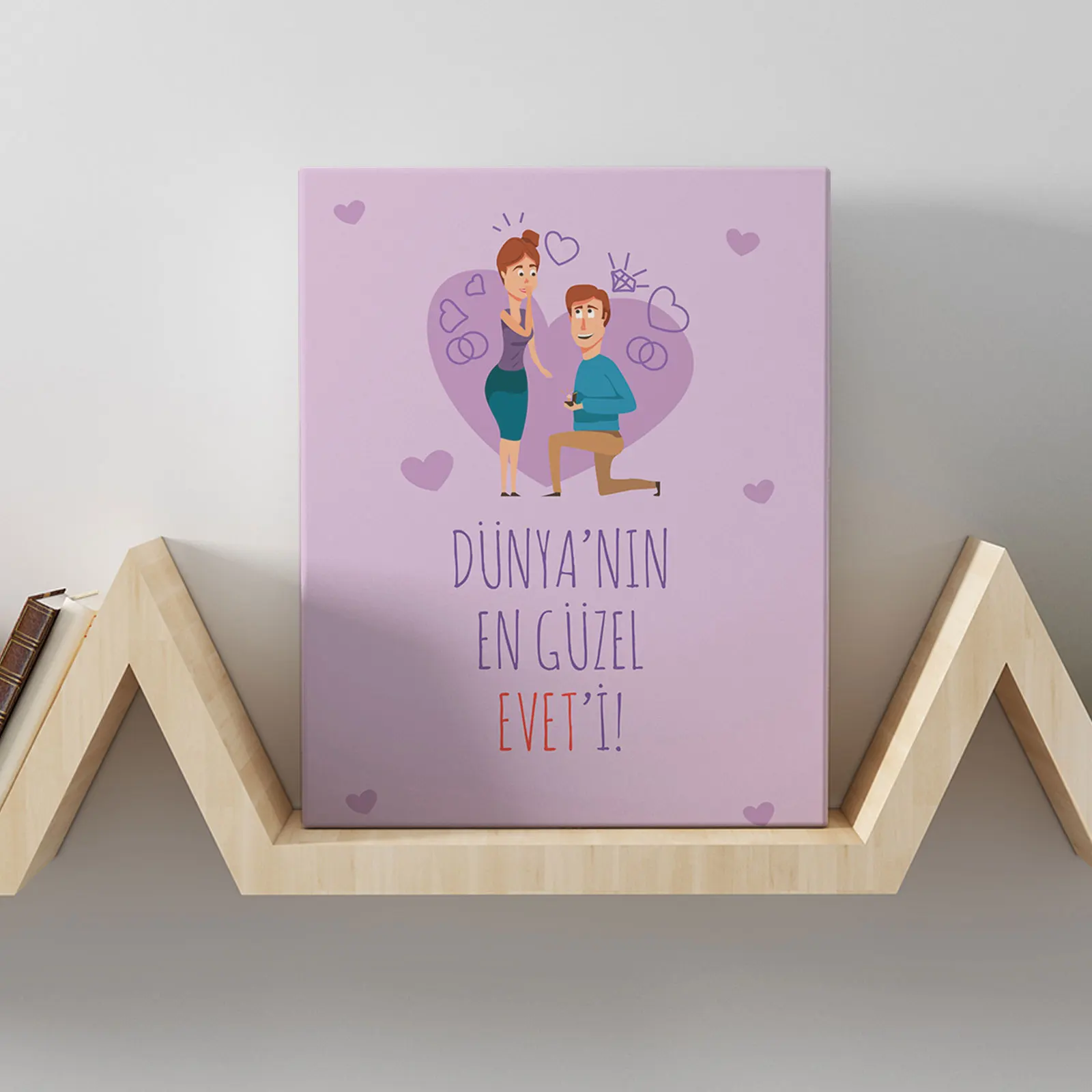 

Romantic Design Mini Canvas Table-No32