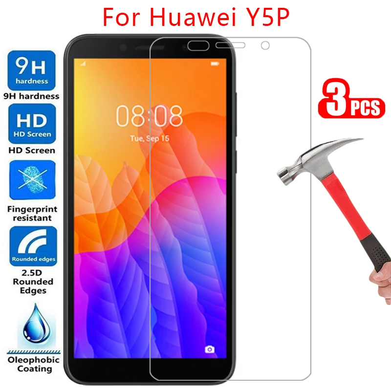 

protective tempered glass for huawei y5p screen protector on huaweiy5p y 5p 5 y5 p yp5 5yp film huawey huwei hawei huawi huawe