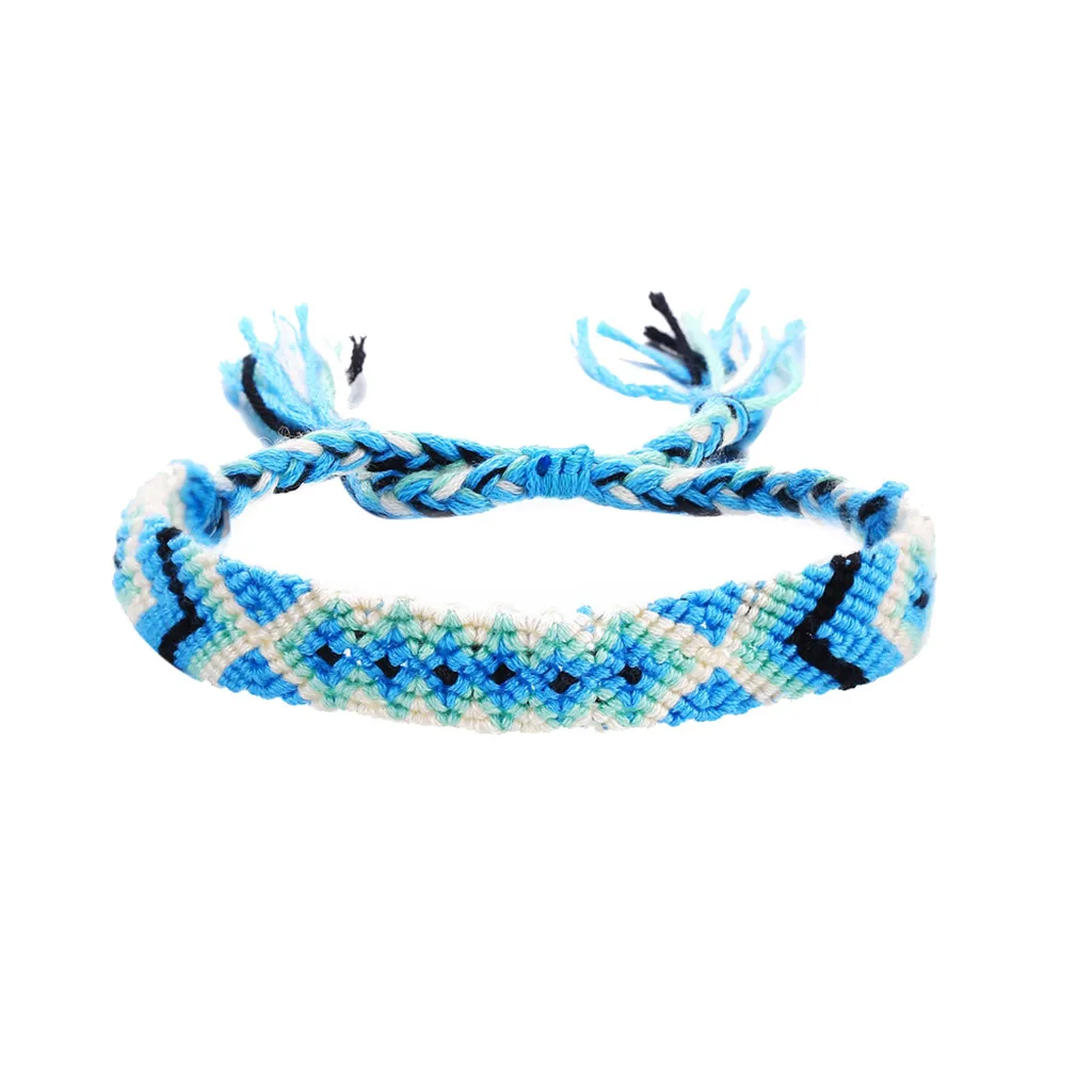 Персональные богемные Браслеты на ногу ручной работы многоцветные ножные для