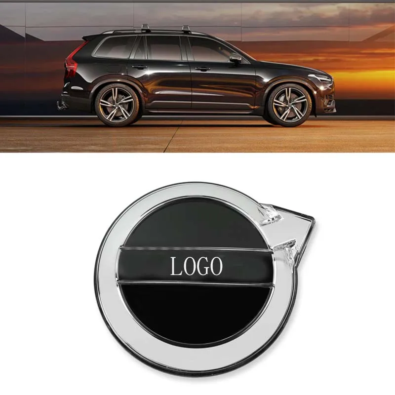 

4D car logo light streamer lighting effect front grid car logo modification decoration for Volvo XC40/XC60/XC90