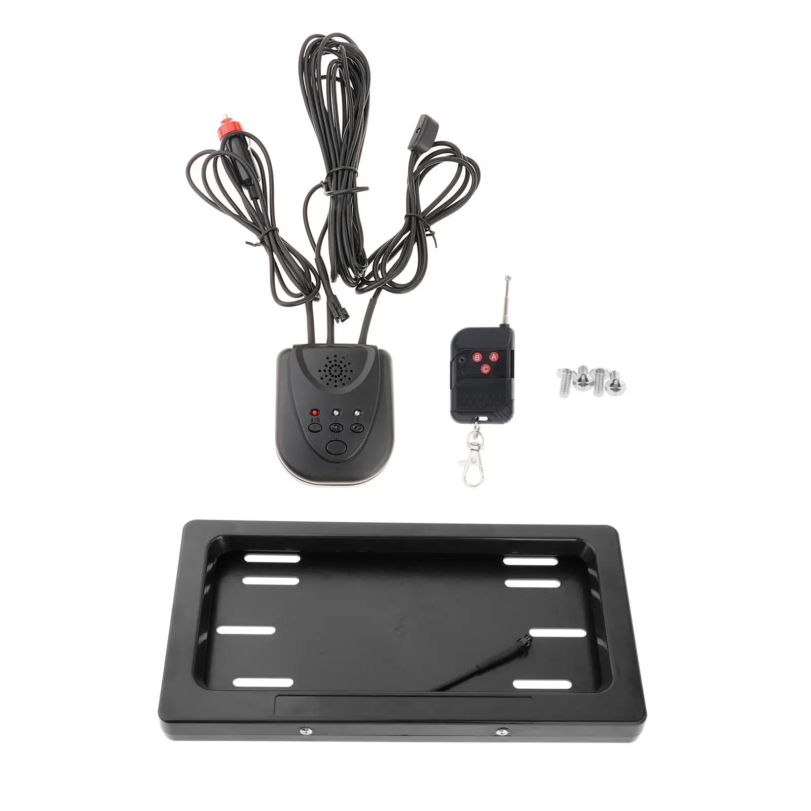 

US Hide-Away Shutter Cover Up Electric Stealth License Plate Frame W/ Remote Stable Quality