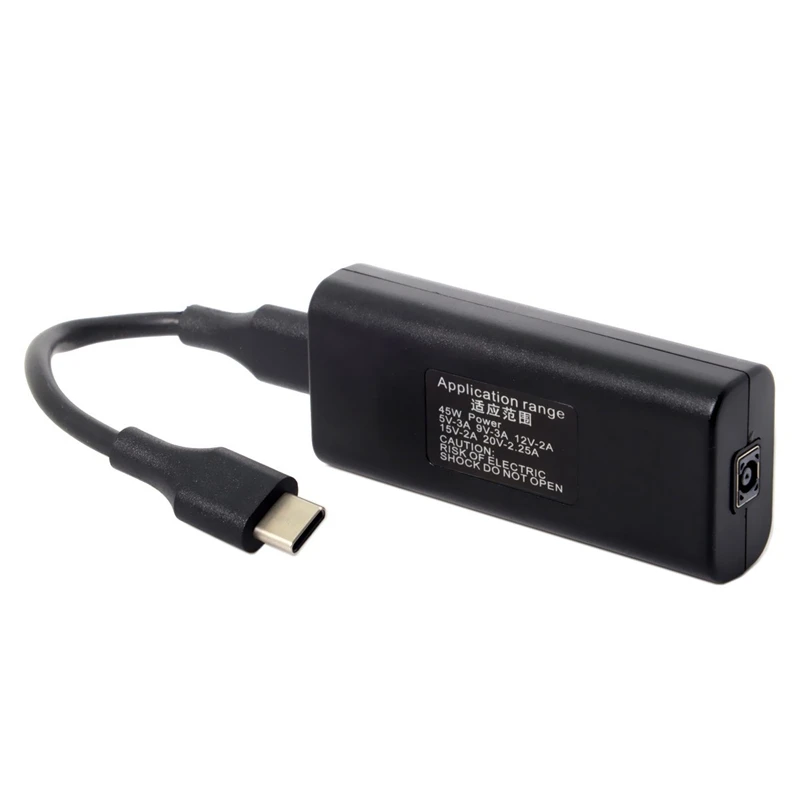 Usb 3 1 Type C Usb-C к Dc 20V 4 5 0 мм для Dell Hp Power Plug Pd эмулятор триггер зарядный кабель Lap Top |