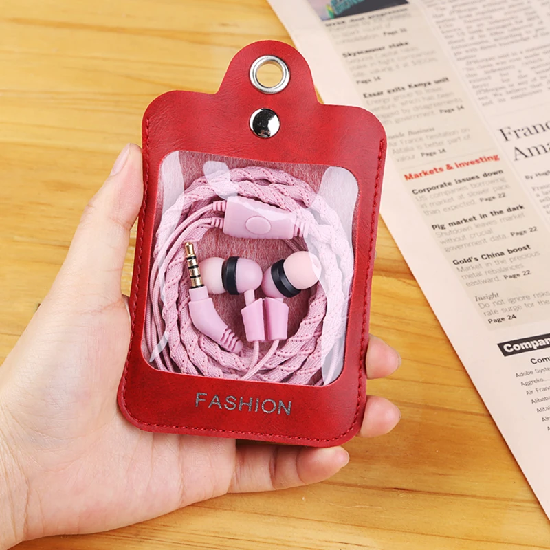 1 шт. портативные проводные наушники 3 5 мм спортивные вкладыши с плетеным