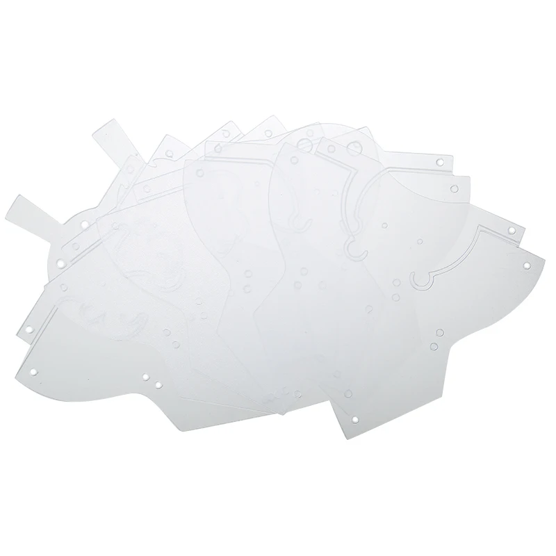 5 шт. ПВХ Животные кожевенное ремесло шаблон DIY шитье трафареты изготовление