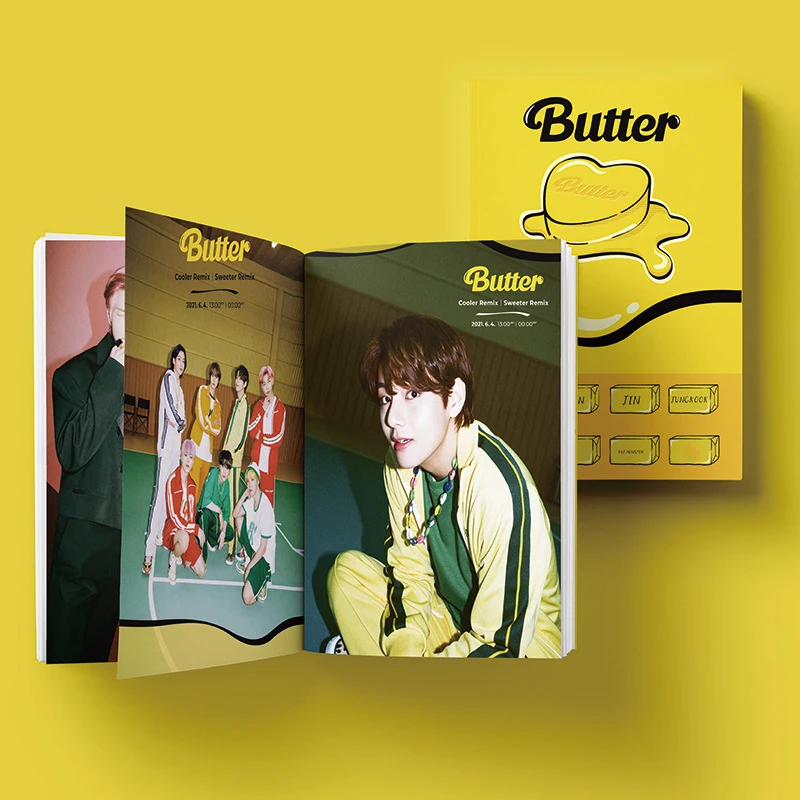 

Kpop New Ablum Bangtan Boys BUTTER Nct Straykids Exo Postcard K-Pop Exo Mini Photo Book Map Fans Collection Bookcard LISA V SUGA