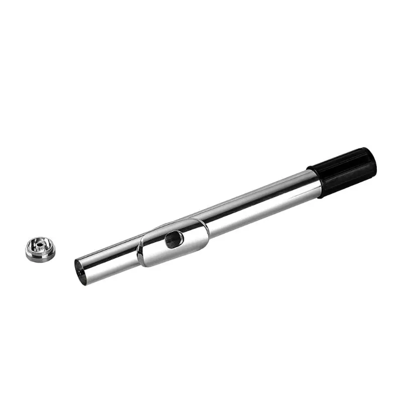 

Silver Metal Flute Head Joint Crown Flutes Replacement Parts 24BD