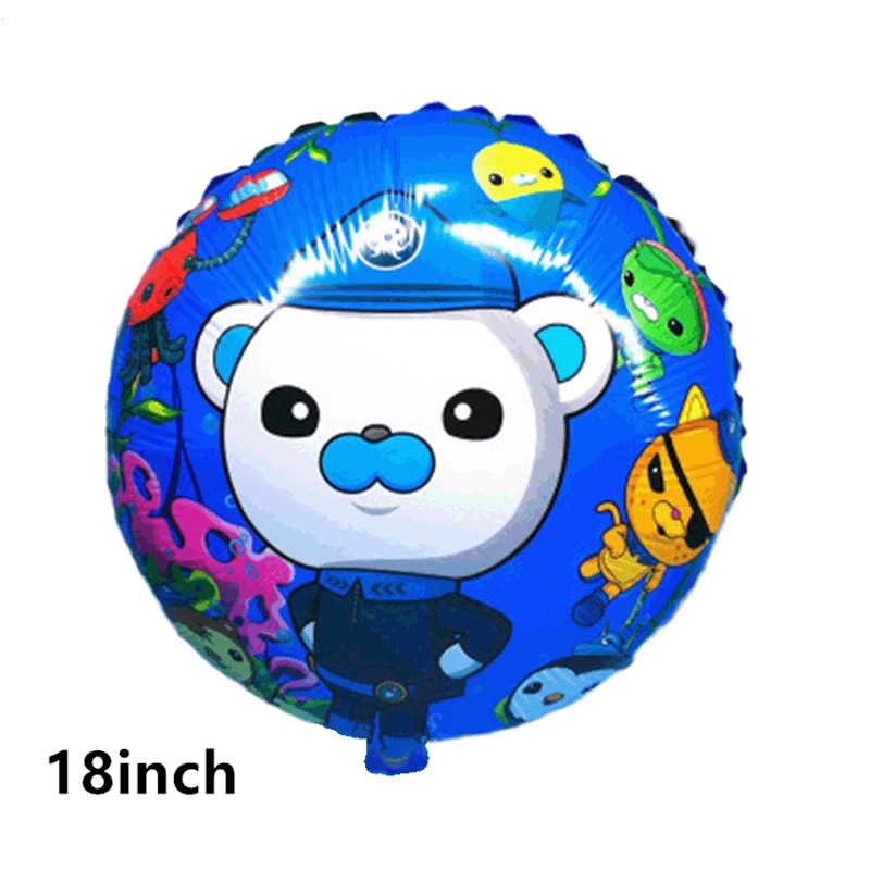 Octonauts фольгированные воздушные шары Octopus Barnacles peskwazii латексные украшения для