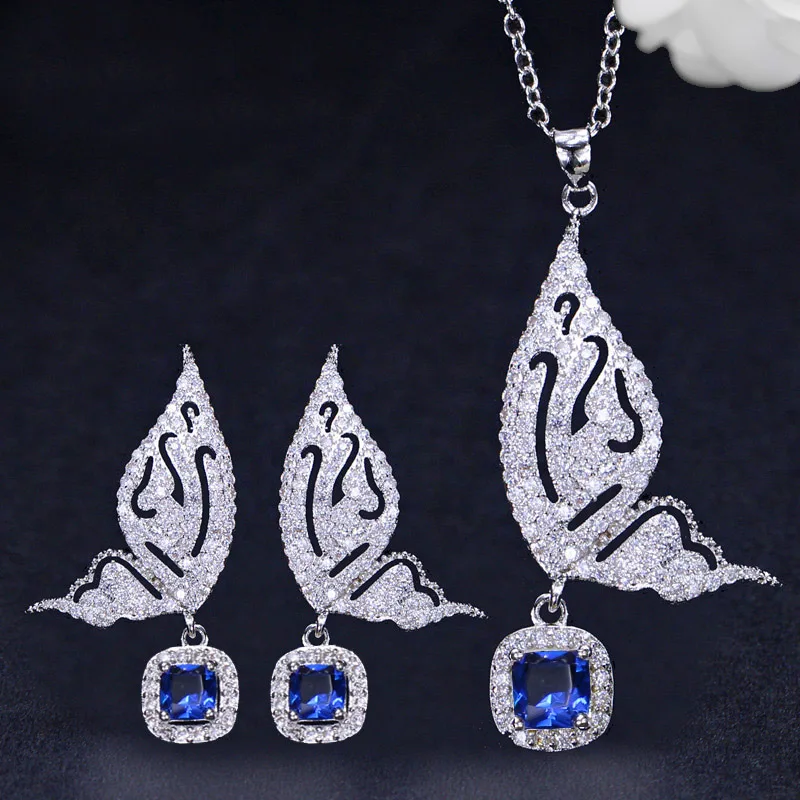 ThreeGraces Яркие бабочки Блестящий кубический циркон микро проложить Желтый