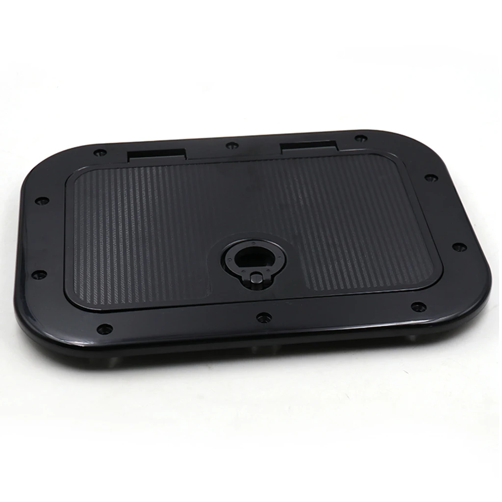 

Marine Boat Kayak Canoe Deck Hatch & Lid Cover w/ Pull for Boats, Black, 14.96 x 11.02 inch / 380 x 280mm