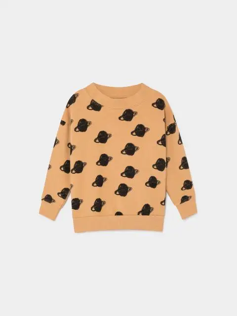 sweatshirt Осень, новые брендовые Детские футболки с длинными рукавами Толстовка со звездочками с геометрическим рисунком черепа для мальчиков, топы для маленьких девочек, халат в стиле ниндзя, одежда От 1 до 10 лет - Цвет: sweatshirt