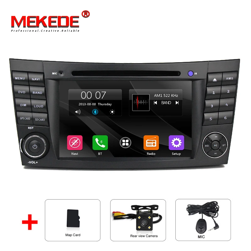 CAR DVD CAMERA Два din 7 дюймов dvd-плеер автомобиля для Mercedes Benz/E-Class/W211/E300/ CLK/W209/CLS/W219/G-Class/W463 Canbus Радио GPS навигации FM - Цвет: CAR DVD CAMERA