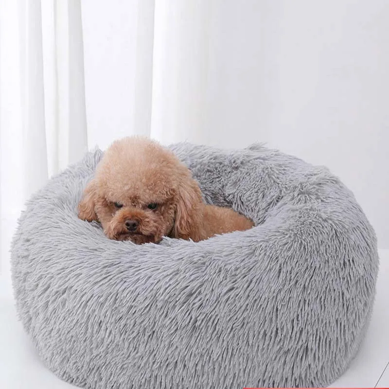Питомник Doghouse глубокий спящий Кот гнездо длинный плюшевый зимний теплый коврик