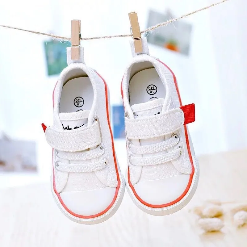 Baby Shoes girls Children Canvas Breathable Kids Sneakers For Girls baby Boys Flat Child casual toddler Size 18-30 | Детская одежда и - Фото №1