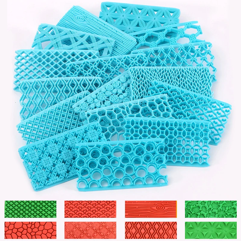 1 шт./Quyi тиснение форма для тортов фондана шоколада в форме сердца алмазные зерна