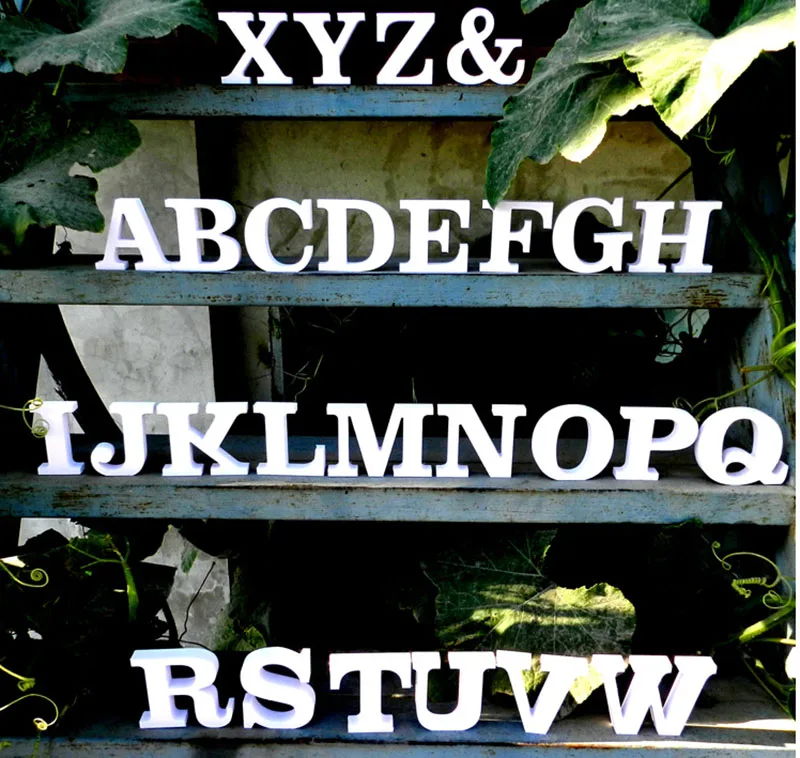 Домашний декор буквы декоративные деревянные 3D настенные для детей лампа