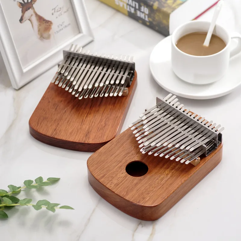 YYL Double row thumb piano 17 keys professional Kalimba bag xylophone vibraphone portable keyboard Musical instrument marimba