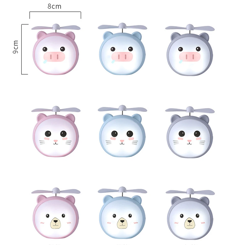 Летний кулер портативный вентилятор ручной USB перезаряжаемый Мини Складной для