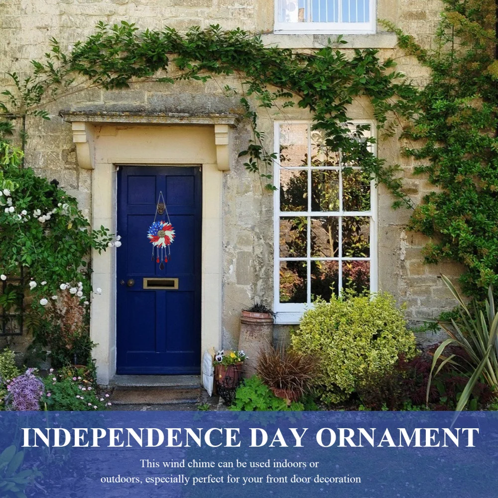 

American Patriotic Wind Chime Pendant United States Independence Day Decoration