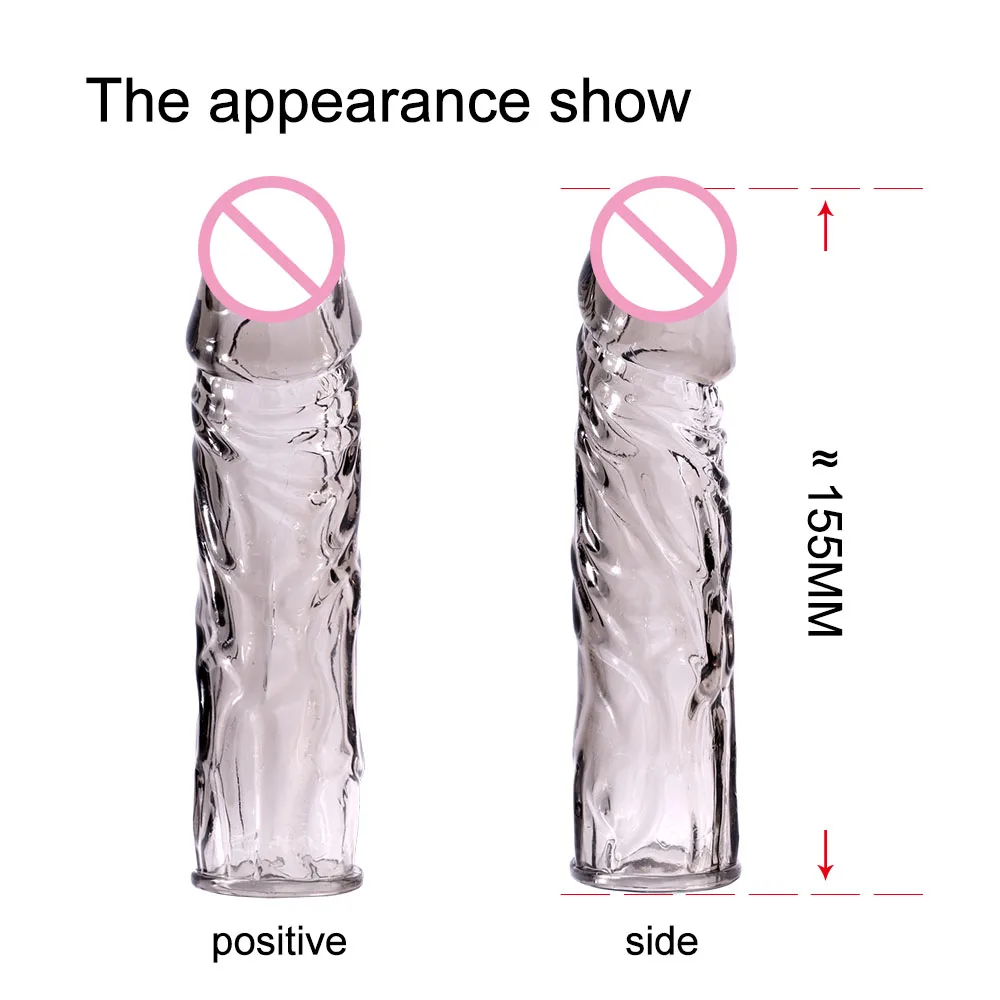 Многоразовый силиконовый презерватив с шипами в горошек рукав для пениса мужчин