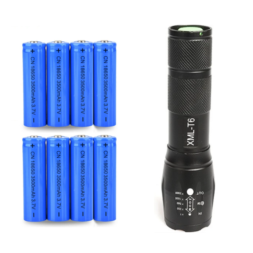 

Светодиодный фонарик высокой мощности, фонарик со встроенным аккумулятором, портативная лампа для кемпинга, фонарик с аварийной подсветко...