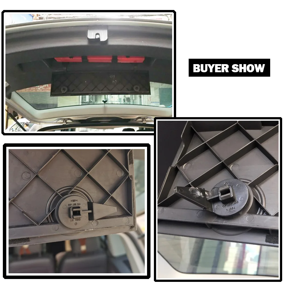 Зажим для VW Tiguan 5N MK1 Touran 2003-2015 треугольная крышка багажника Предупреждение