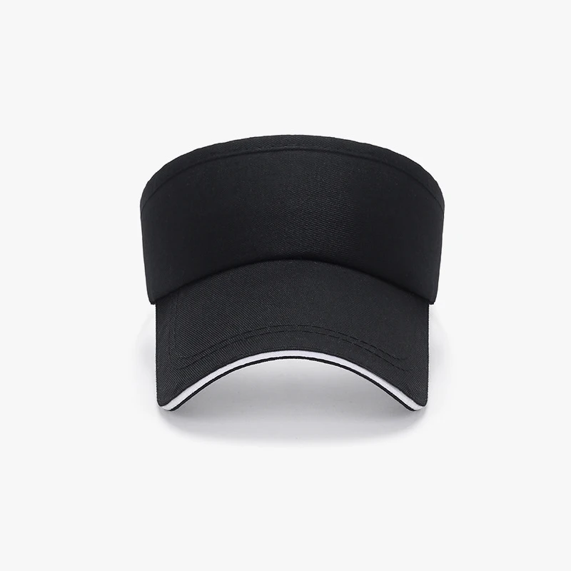 Летняя прозрачная воздухопроницаемая шляпа для мужчин и женщин с регулируемым козырьком, защитой от УФ-лучей и пустым верхом патчворком, спортивная шапка для гольфа и бега с защитой от солнца.