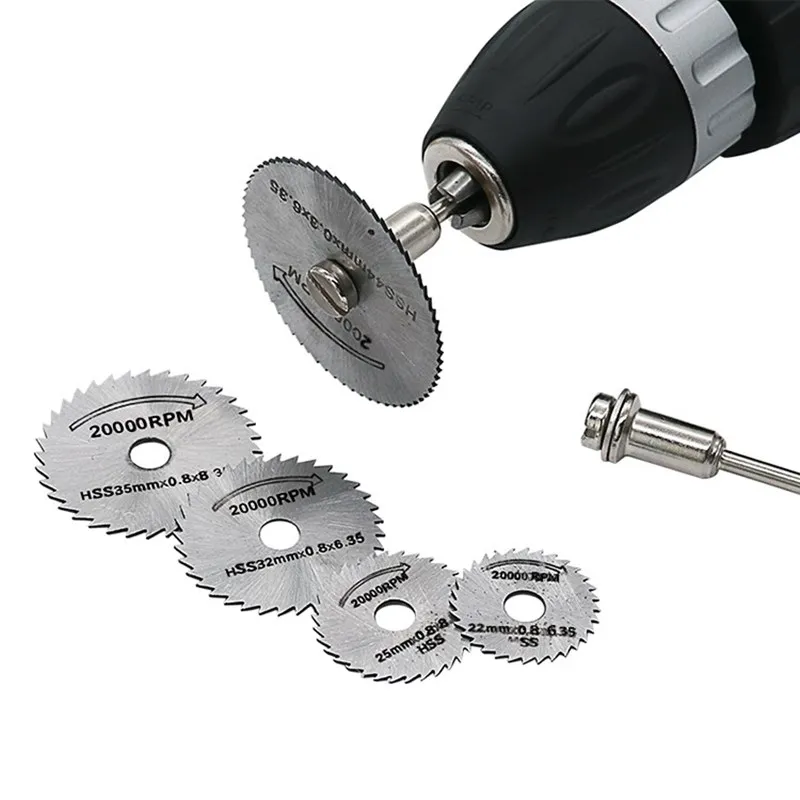 

Metal HSS Circular Saw Blade High Speed Steel Woodworking Cutting Discs For Dremel Rotary Tool Durable Quality