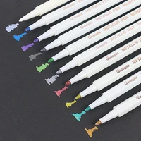 metal paint pen marker painting10152030 color pen diary diy decorative pen environmentally friendly non toxic student supply