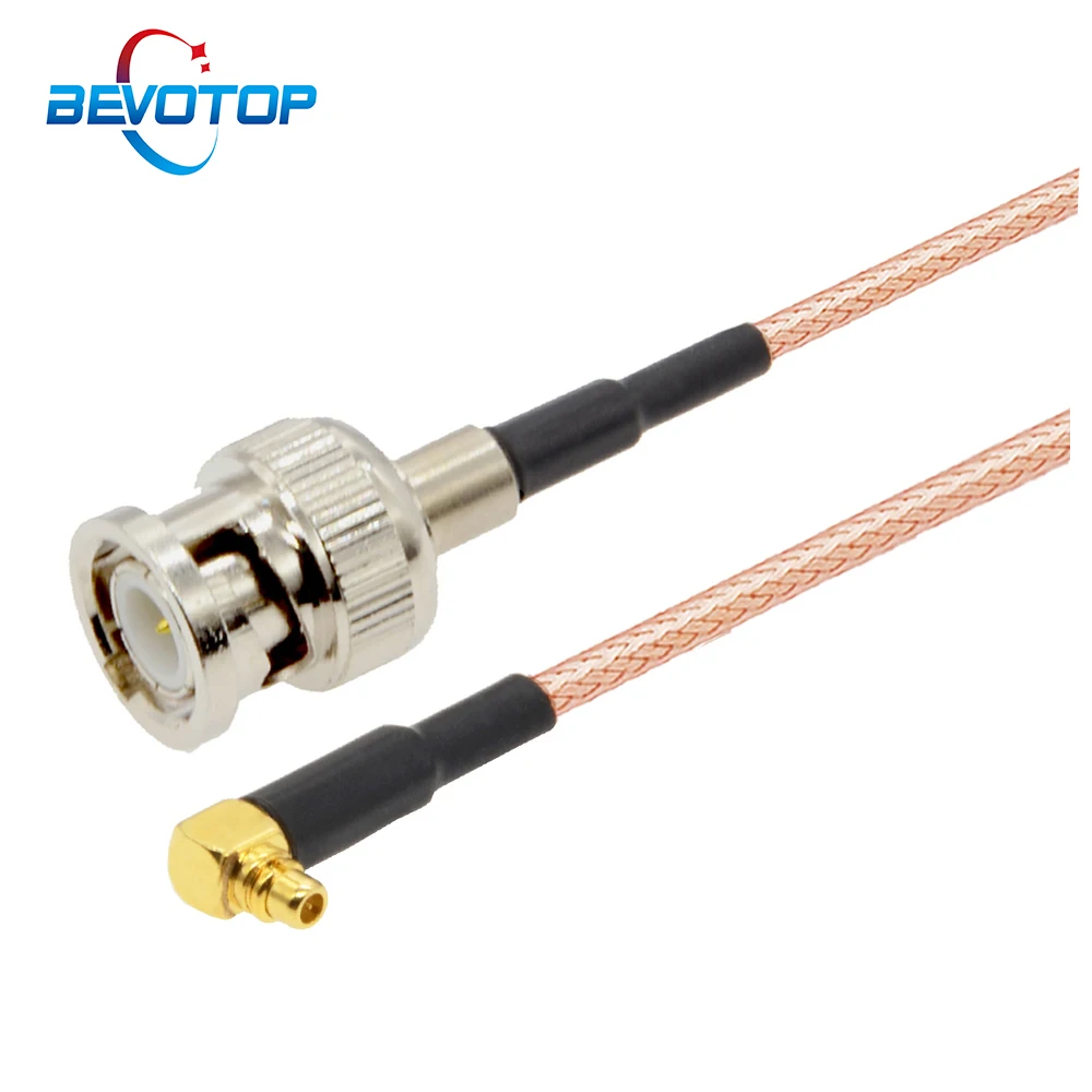 

1PCS MMCX to BNC Cable RG316 50 Ohm Pigtail BNC Male to MMCX Male Right Angle Plug RF Coax Extension Cable Coaxial Jumper Cord