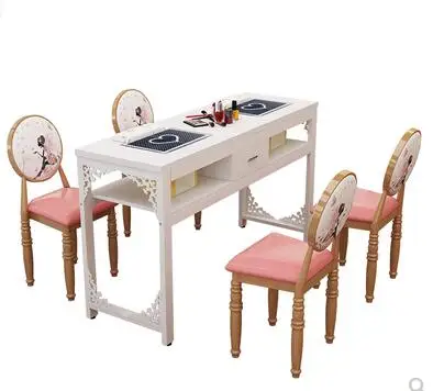 

Manicure table Japanese table chair set net red small single double manicure table manicure table