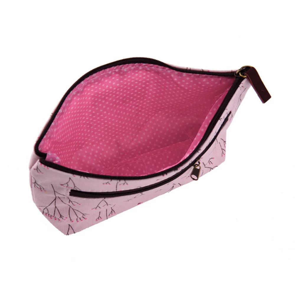 

Newest Vintage Flower Floral Pencil Pen Cosmetic Makeup/Gadget Storage bag Case Purse Multi Functional Travel Organizer Handbag