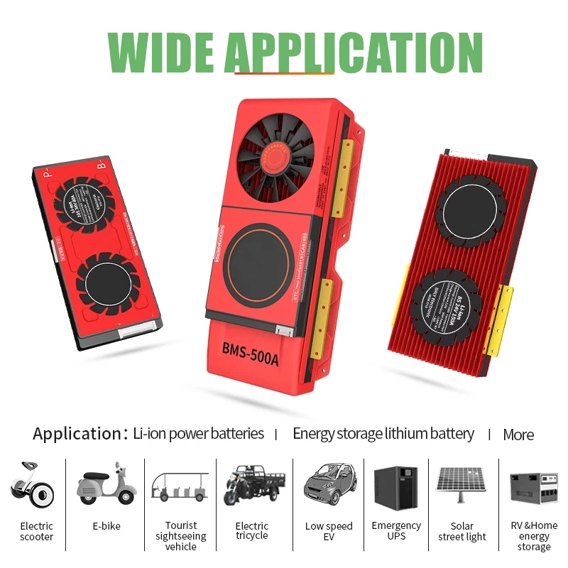 LiFePO4 4S Smart BMS 8S 200A 16S 250A with Bluetooth APP for 3.2V Rated Lithium battery 12V 310AH 24V 280AH Battery pack | Электроника
