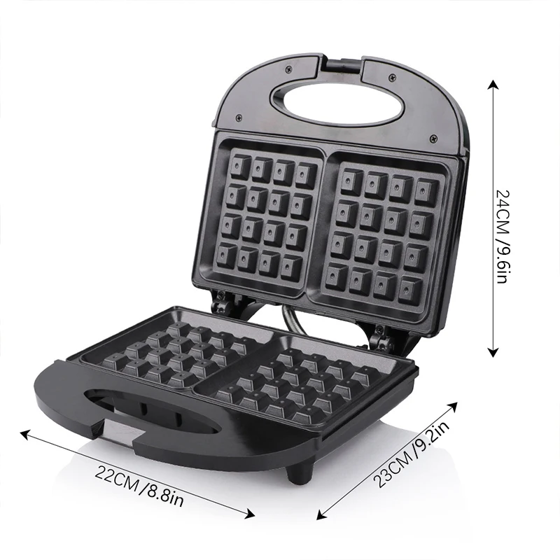Harga Pembuat Wafel Listrik Peralatan Dapur Memasak Kue Telur Gelembung Oven Mesin Sarapan Panci Wafel Besi Panci Kue Anti Lengket