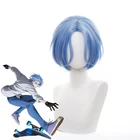 Короткие парики skспериlanga Hasegawa, синий, SK8, термостойкие синтетические волосы, для мужчин и женщин, для косплея, для вечеринок, SK Eight