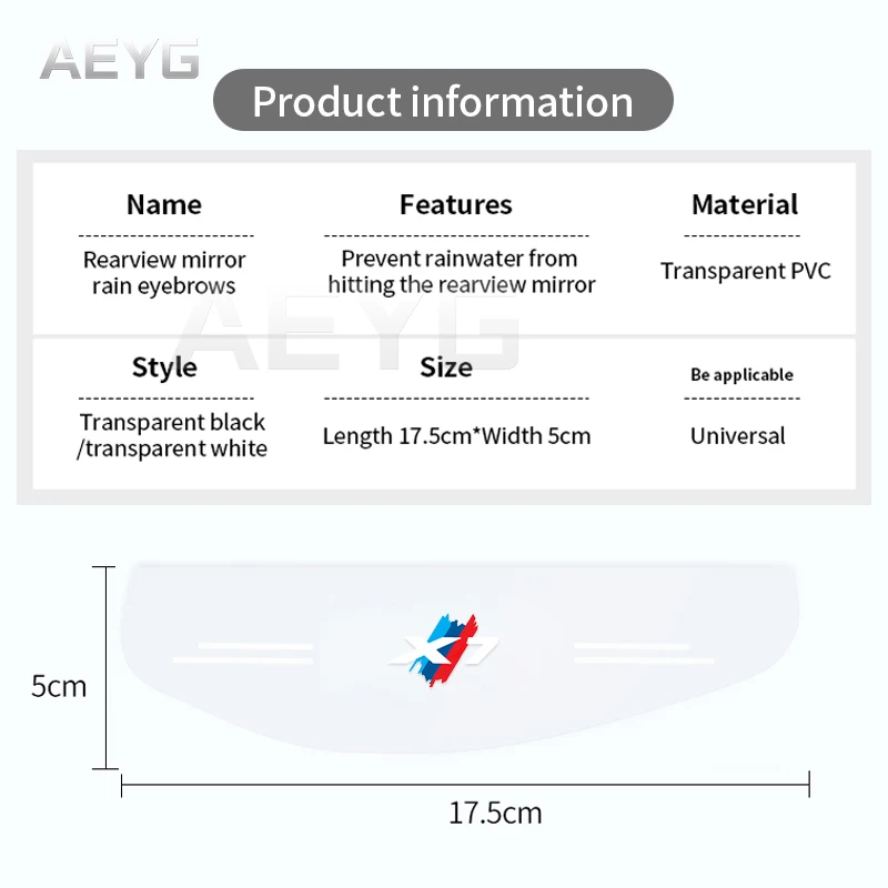 

2PC Car Rearview Mirror Rain Brow Cover For BMW X7 G07 Rain Shield Shade Protect Rear View Sun Visor Interior Accessories