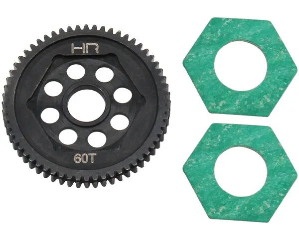 

HR Super Duty Steel 0.5 Mod 60T Spur Gear for 1/18 Losi 2WD Mini-T2