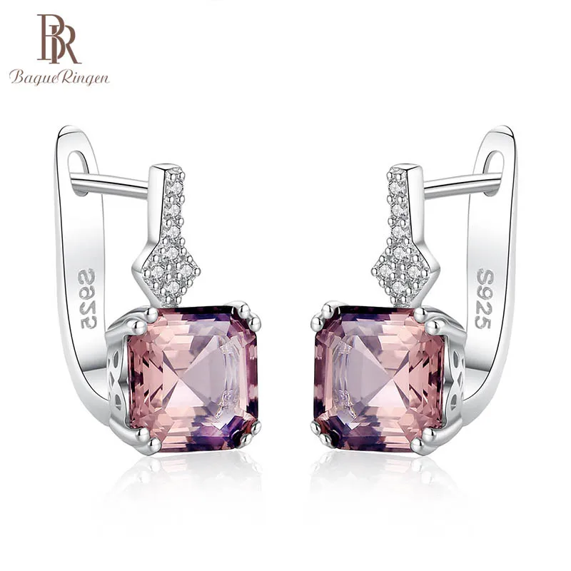 

Женские серьги-подвески из серебра 925 пробы, с драгоценными камнями