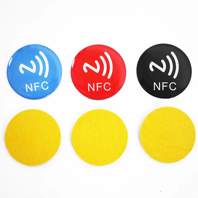 3 шт Анти металлических NFC 213 тег 144 байта 13 56 МГц Диаметр 30 мм эпоксидные бирки
