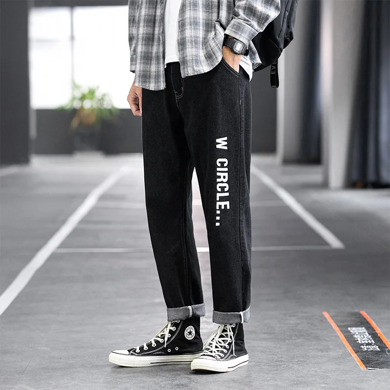 Men's Jeans Straight Pants Jeans Men 2022 Hip Hop Loose Fashion Pants Men Trousers Jeans for Men