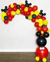 104pcs diy balloon garland arch kit black red latex balloons for kids birthday party decorations baby shower globos