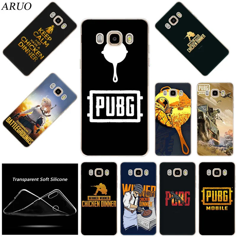 Чехлы для телефонов Samsung J8 Модный чехол PUBG Game J7 J6 J5 Prime 2017 J4 Plus J3 2018 J2 Core прозрачный