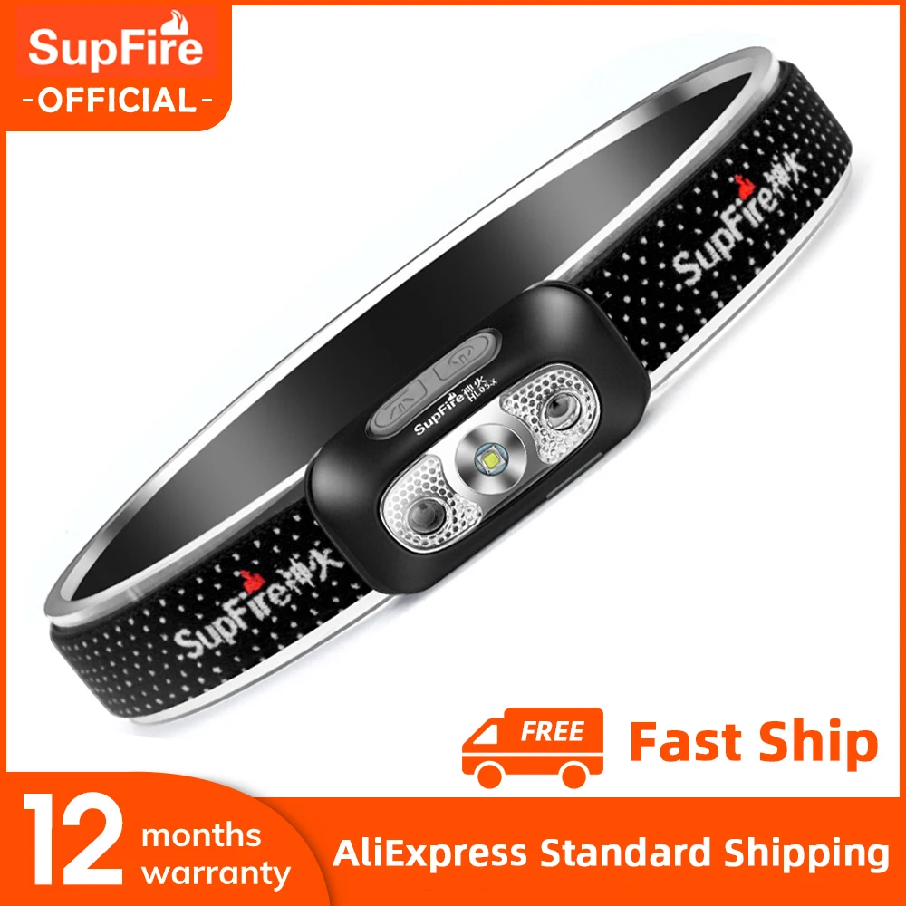 Светодиодный водонепроницаемый фонарь Supfire HL05 легкий и удобный в переноске