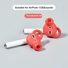 Новые Мягкие силиконовые защитные наушники для AirPods, противоскользящие ушные крючки, держатели для наушников, чехол для наушников Apple AirPods