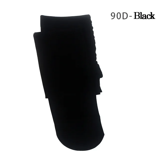 Black-90D 60D/80D/90D детские колготки для профессиональных балетных танцев для девочек новые белые детские нейлоновые леггинсы телесного цвета колготки для гимнастики, танцев, балета - Цвет: Black-90D