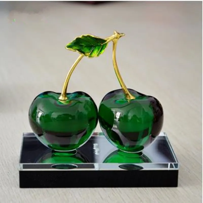 Хрустальная вишня креативное украшение для дома офиса ресторана бара подарки
