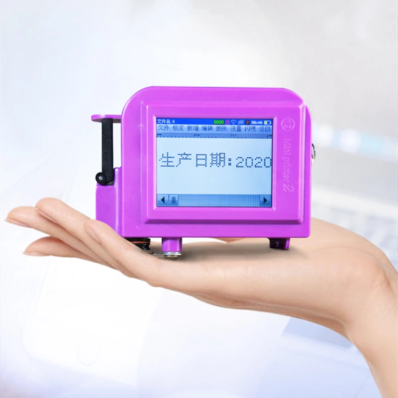 

Сенсорный экран WIFI Android переменный QR штрих-код партии Дата Логотип Этикетка со сроком годности 12,7 мм портативный ручной струйный термальный...