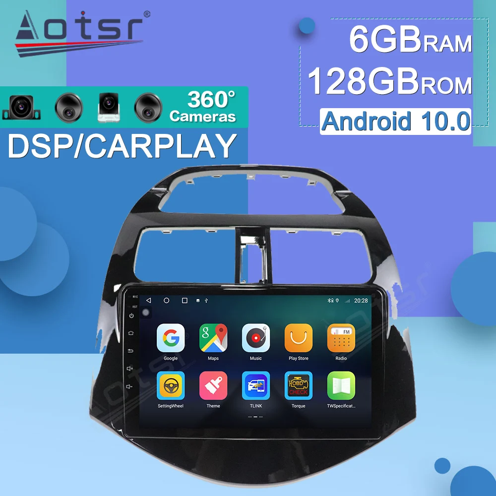 

Android10 For Chevrolet Spark (M300) 2010 - 2016 Car Radio Multimedia Video Player Navigation GPS 2 Din Stereo Receiver Unit DSP