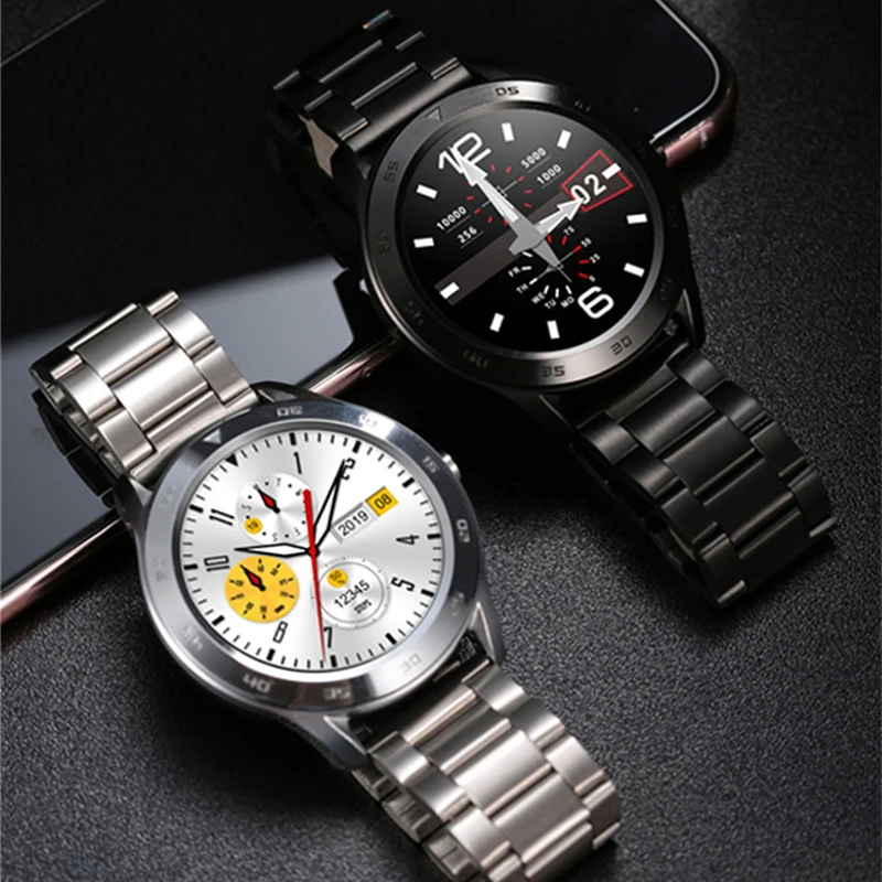 

DT98 Смарт-часы IP68 Водонепроницаемые 1,3 круглый HD экран пульсометр ECG анализатор Bluetooth Вызов часы фитнес Rracker Смарт-часы