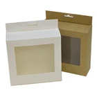 Подарочная коробка с окошком, 10 шт., коробка для свадебных подарков